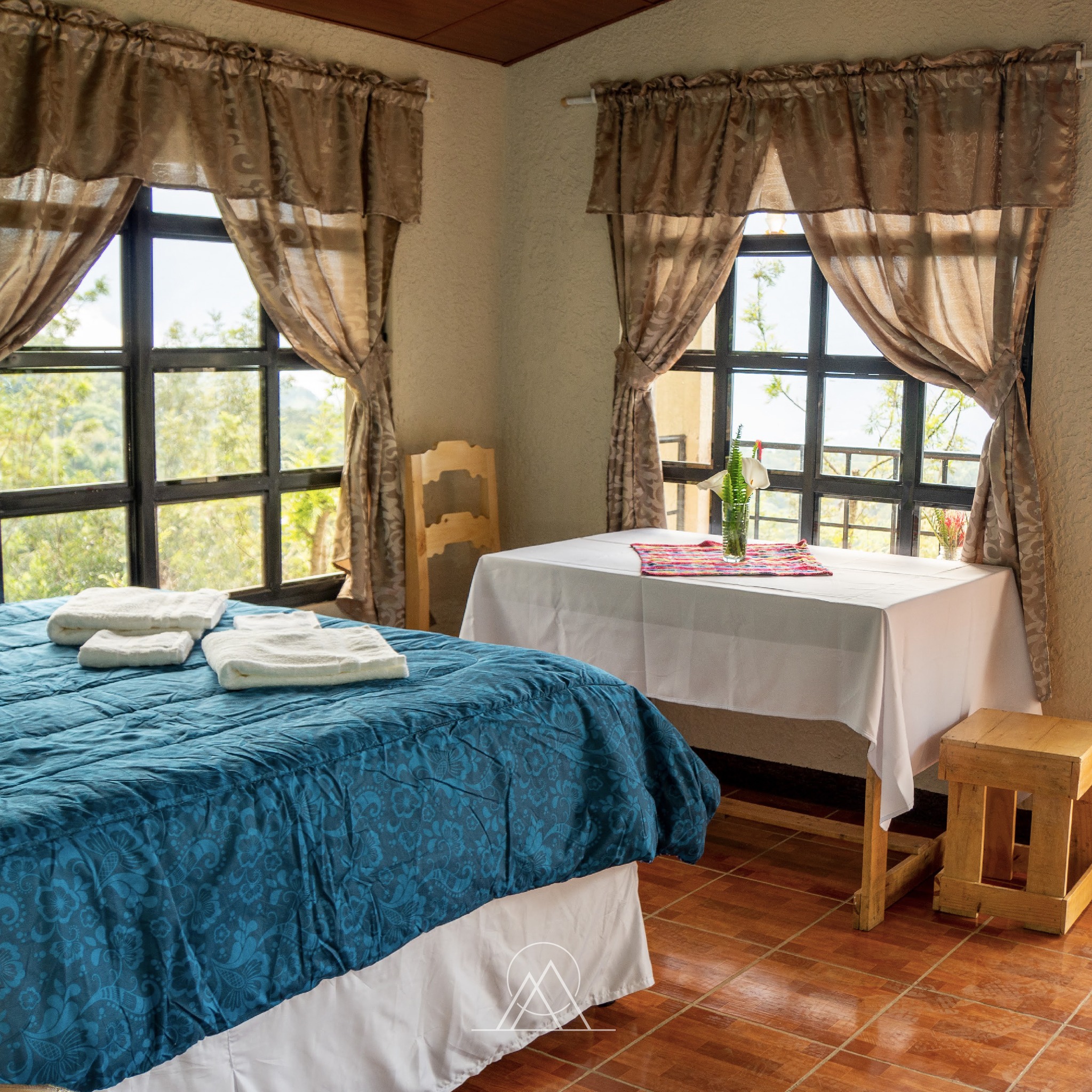 Baño con ojo de buey